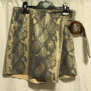 Snake skin skirt/skort